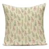 Housse de coussin nature tropicale feuille et plante 21