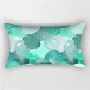 Housse de coussin nature tropicale bleu coeur de jungle 9