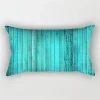 Housse de coussin nature tropicale bleu coeur de jungle 8