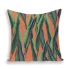 Housse de coussin nature tropical zèbre et piment rouge 16