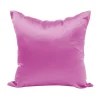 Housse de coussin moderne effet satiné multi-couleurs 9