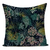 Housse de coussin nature tropicale feuille et plante 10