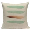 Housse de coussin scandinave géométrique vert turquoise 8