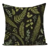Housse de coussin nature tropicale feuille et plante 14