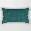 Housse de coussin nature tropicale bleu coeur de jungle 23