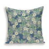 Housse de coussin nature tropical zèbre et piment rouge 5