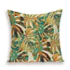 Housse de coussin nature tropical zèbre et piment rouge 20