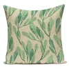 Housse de coussin nature tropicale feuille et plante 20