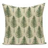 Housse de coussin nature tropicale feuille et plante 6