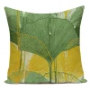 Housse de coussin nature tropicale feuille et plante 9