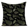 Housse de coussin nature tropicale feuille et plante 5