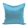 Housse de coussin moderne effet satiné multi-couleurs 19