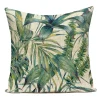Housse de coussin nature tropicale feuille et plante 19
