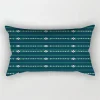 Housse de coussin nature tropicale bleu coeur de jungle 24