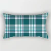 Housse de coussin nature tropicale bleu coeur de jungle 26