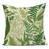 Housse de coussin nature tropicale feuille et plante 16