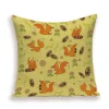 Housse de coussin nature tropical zèbre et piment rouge 9