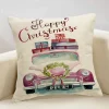 Housse de coussin décorative pour Noël christmas car 9