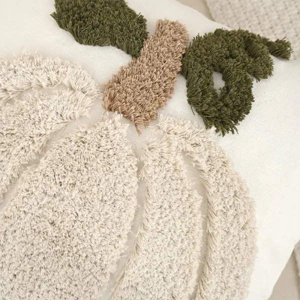 Housse de coussin halloween citrouilles chics 4