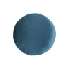 Housse de coussin ronde en velours 7