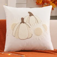 Housse de coussin Halloween velours brodé 3