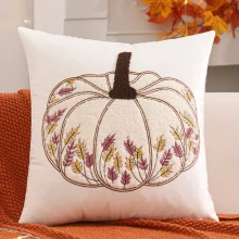 Housse de coussin Halloween velours brodé 2
