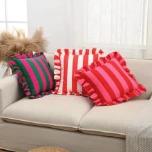 Housse de coussin velours Graphic Froufrous Housse de coussin velours Graphic Froufrous 2
