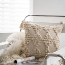 Housse de coussin Broderie wood vibes Housse de coussin Broderie wood vibes 3