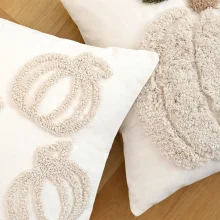 Housse de coussin halloween citrouilles chics 3