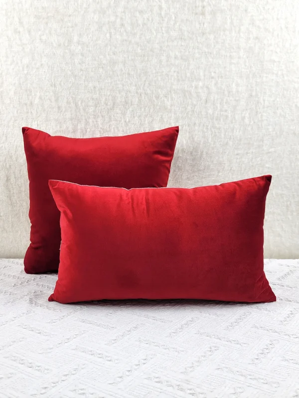 Housses de coussin Noël is coming - SAPIN ROUGE 2