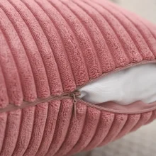 Housses de coussin PINK MY DAY velours côtelé Housses de coussin PINK MY DAY velours côtelé 4