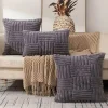 housse de coussin boho géométrique carré de lignes 4