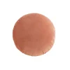 Housse de coussin ronde en velours 5