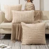housse de coussin boho géométrique carré de lignes 2
