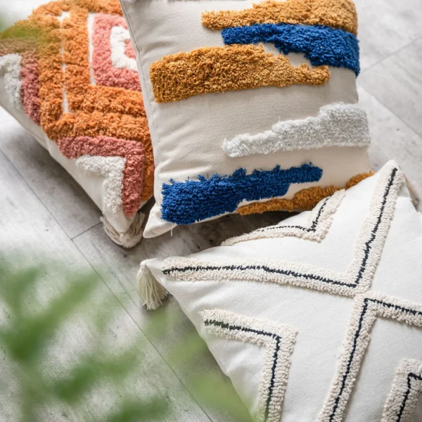 Housse de coussin Broderie wood vibes Housse de coussin Broderie wood vibes 2