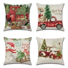 Housses de coussin la magie de Noël à la maison Housses de coussin la magie de Noël à la maison 1
