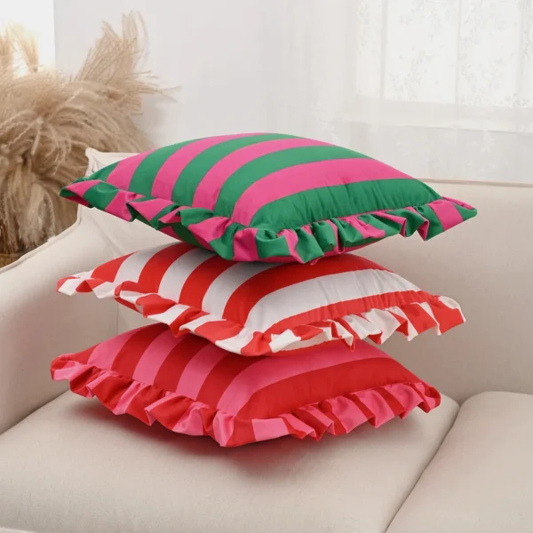 Housse de coussin velours Graphic Froufrous Housse de coussin velours Graphic Froufrous 3