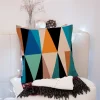Housse de coussin décorative avec un cerf et un oiseau amusant 12