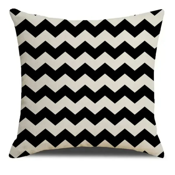 Housse de coussin en tissu doux couleur unie pour décoration intérieure 4