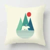 Housse de coussin toucan et dessin d'animaux 13