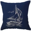 housse de coussin marin bleu bateau et rose des vents 9