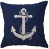 housse de coussin marin bleu bateau et rose des vents 6