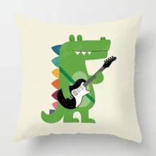Housse de coussin toucan et dessin d’animaux Housse de coussin toucan et dessin d'animaux 2