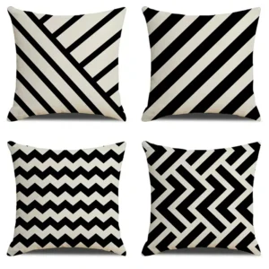 Housse de coussin en tissu doux couleur unie pour décoration intérieure Housse de coussin en tissu doux couleur unie pour décoration intérieure 2