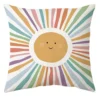 Housse de coussin soleil arc-en-ciel 9