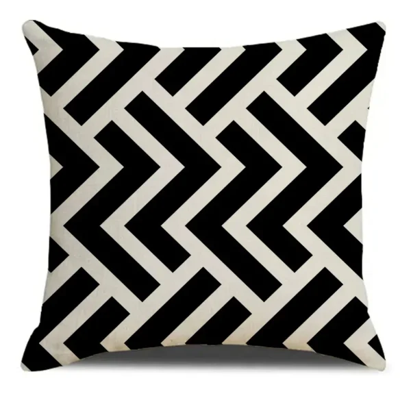 Housse de coussin en tissu doux couleur unie pour décoration intérieure 3