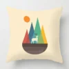 Housse de coussin toucan et dessin d'animaux 10