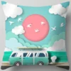 Housse de coussin un jour de plus au paradis 18
