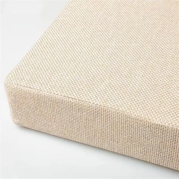 Coussin Rectangle personnalisée pour banc tissu texturé pour intérieur extérieur 6