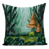Housse de coussin Nature motif champignons colorés 19